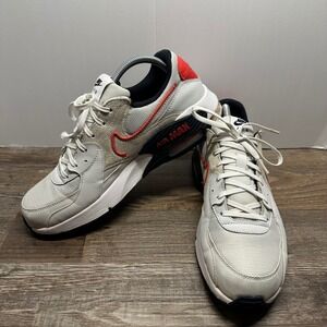 Nike Air Max Excee Mens Sneakers  Photon Dust/gray/beige/red DZ0795-013 Size 10
